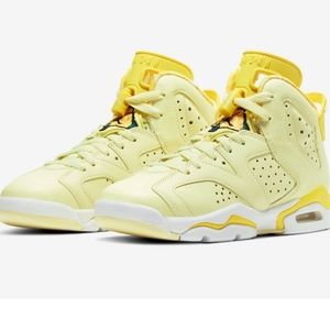 Air Jordan 6 GS Floral Dynamic Yellow